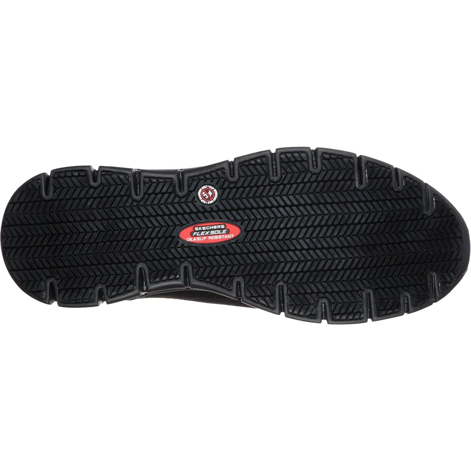 Skechers Workwear Synergy Omat Baskets De Sécurité Noires Pour Hommes