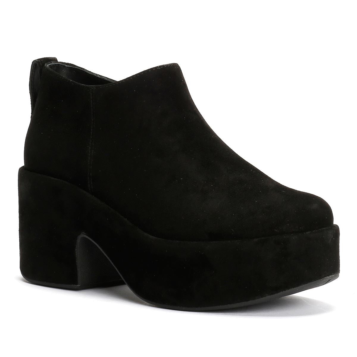 FitFlop Platfforms Heeled Short Bottes Noires Pour Femmes En Suède