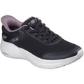 Skechers BOBS Infinity Vapor Glow Chaussures De Sport Noires Pour Femmes En Polyester