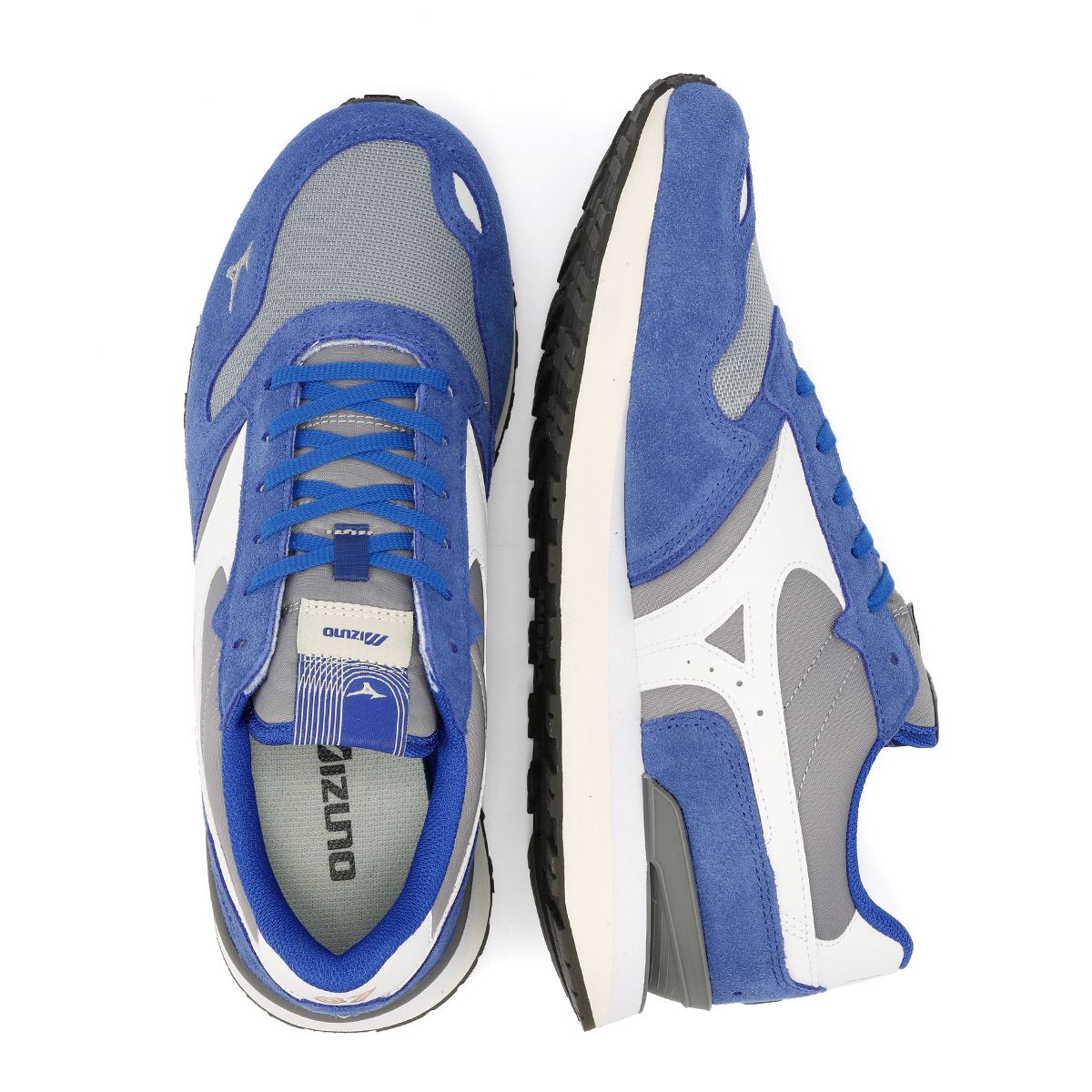 Mizuno RB87 Baskets En Daim Bleu