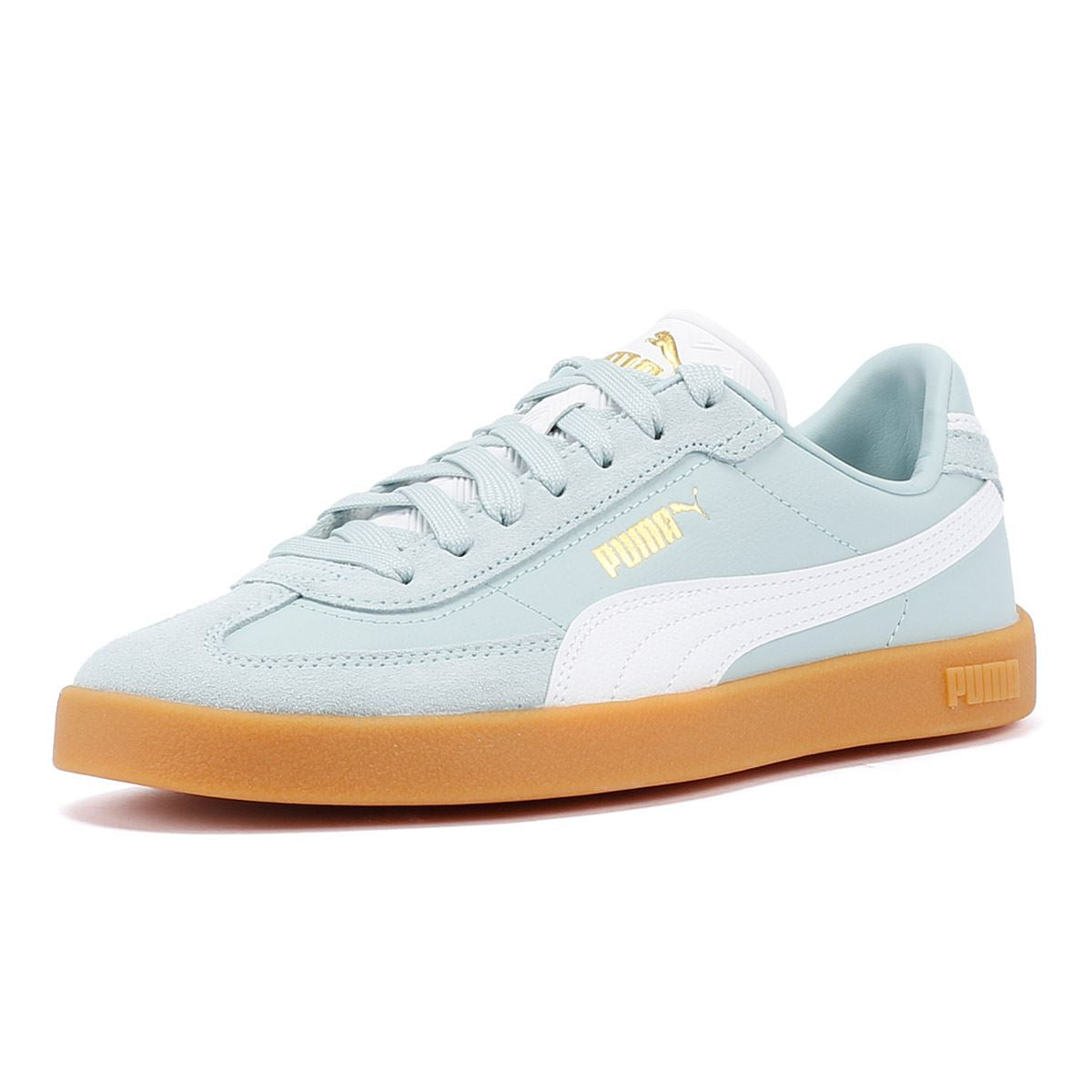 Puma Club II Era Baskets En Daim Bleu/Blanc Pour Femmes