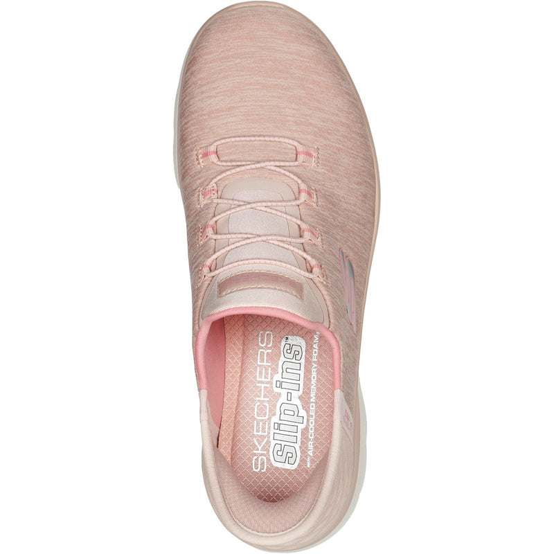 Skechers Summits Dazzling Haze Sneakers En Textile Pour Femme, Couleur Rose