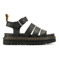 Dr. Martens Blaire Athena Sandales Noires Pour Femmes En Cuir