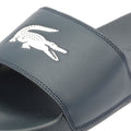 Lacoste Serve Slide 0.0 Sandales Bleues Pour Hommes