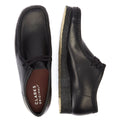 Clarks Wallabee Leather Leather Chaussures à lacets noires pour hommes