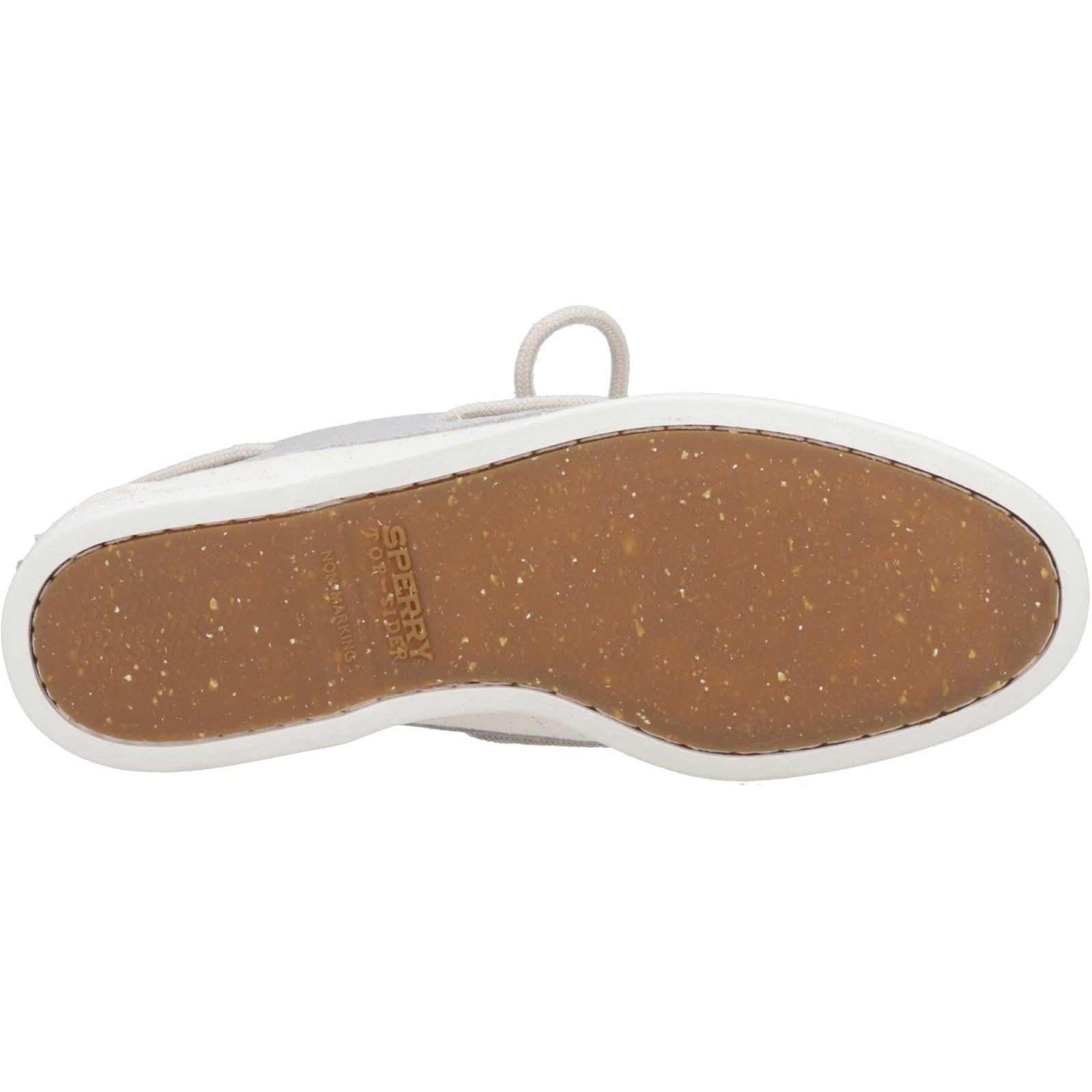 Sperry Authentic Original 2-Eye Seacycled Chaussures Homme En Coton À Lacets Couleur Beige