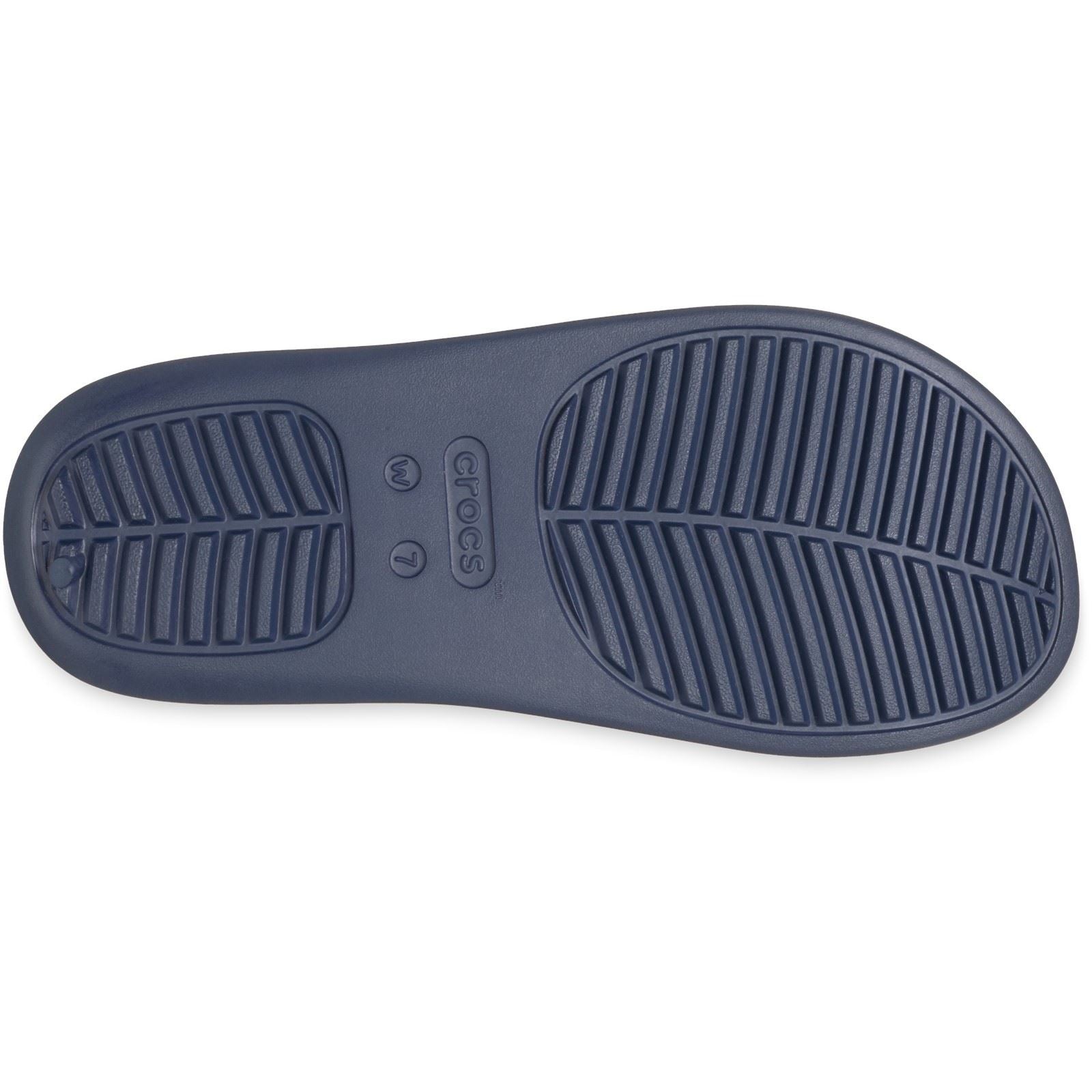 Crocs Getaway Platform Sandales Pour Femmes En Thermoplastique De Couleur Marine