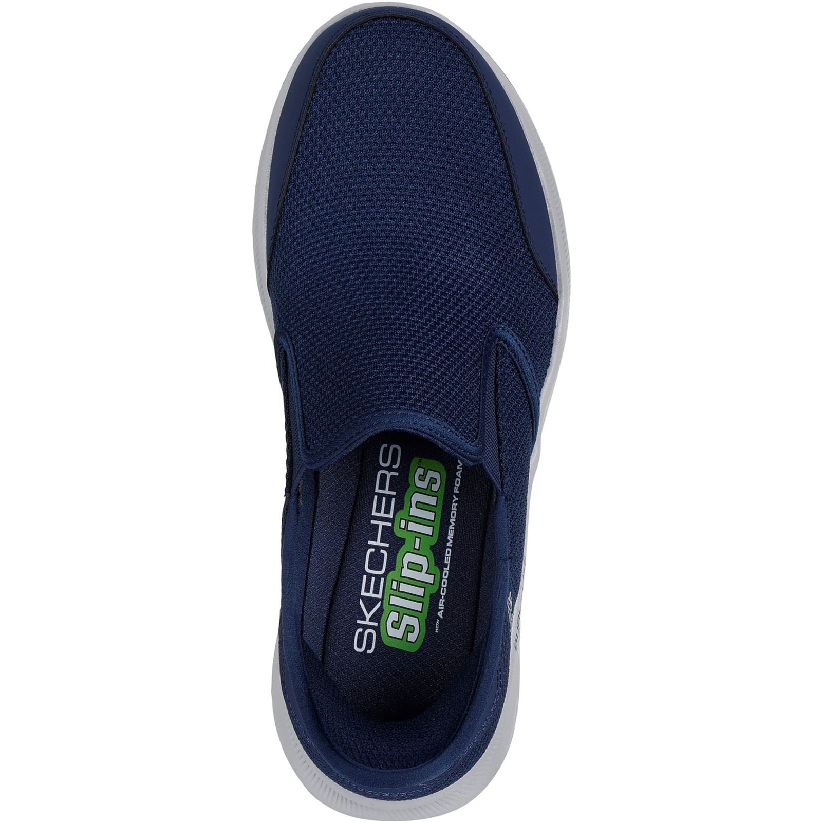 Skechers Equalizer 5.0 Drayze Baskets En Synthétique Pour Homme, Couleur Marine