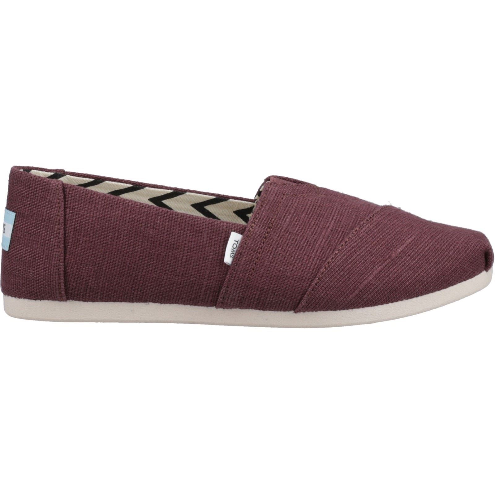 TOMS Alpargata Espadrilles Bordeaux En Jute Pour Femmes