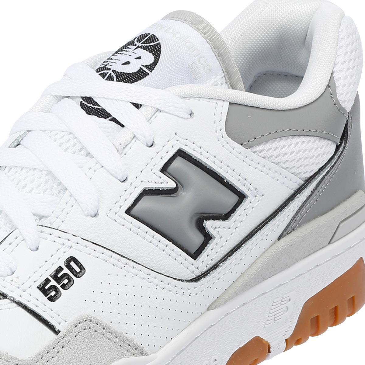 New Balance 550 Baskets Blanches/Grises