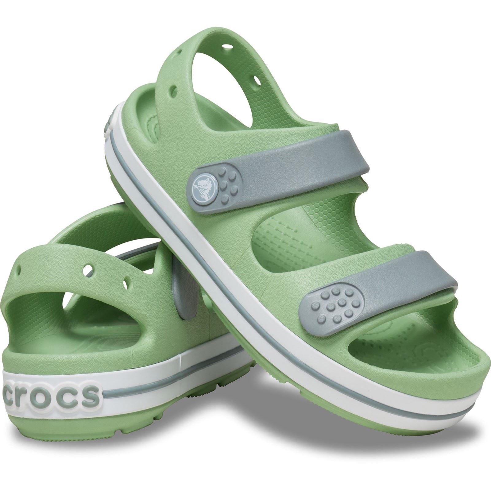 Crocs Crocband Play Sandales En Thermoplastique Vert Équitable/poussière Verte