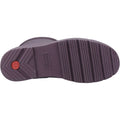 Hunter Play Short Bottes En Caoutchouc Noires/Violettes Pour Femmes
