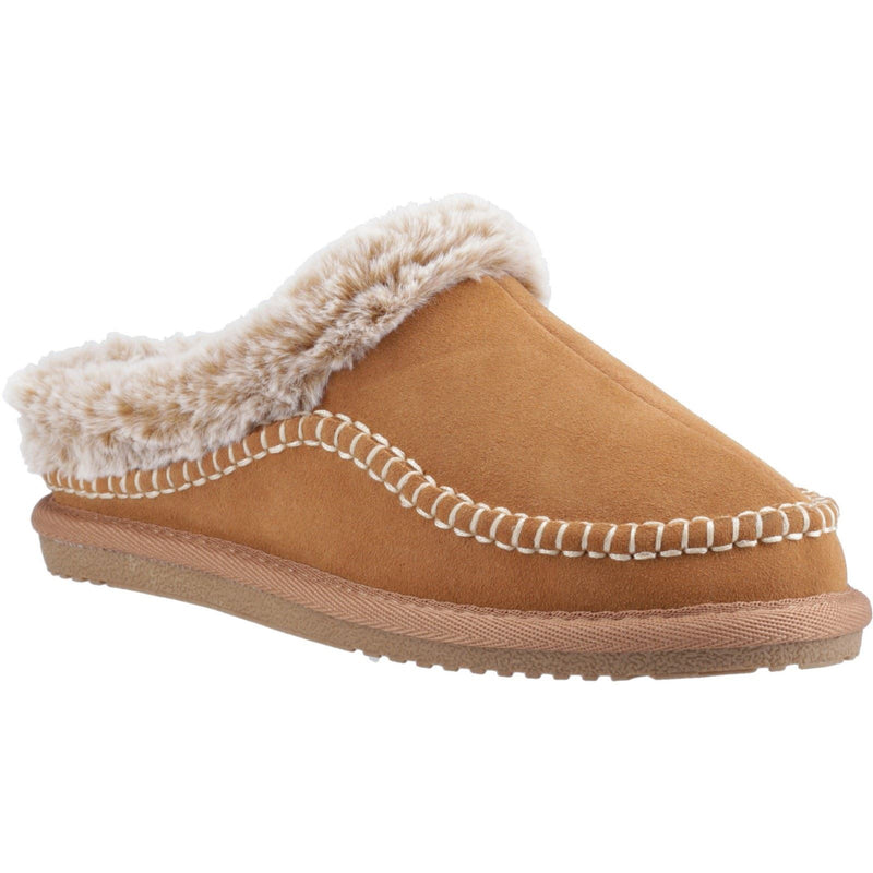 Hush Puppies Anika Chaussons Pour Femmes En Daim Beige