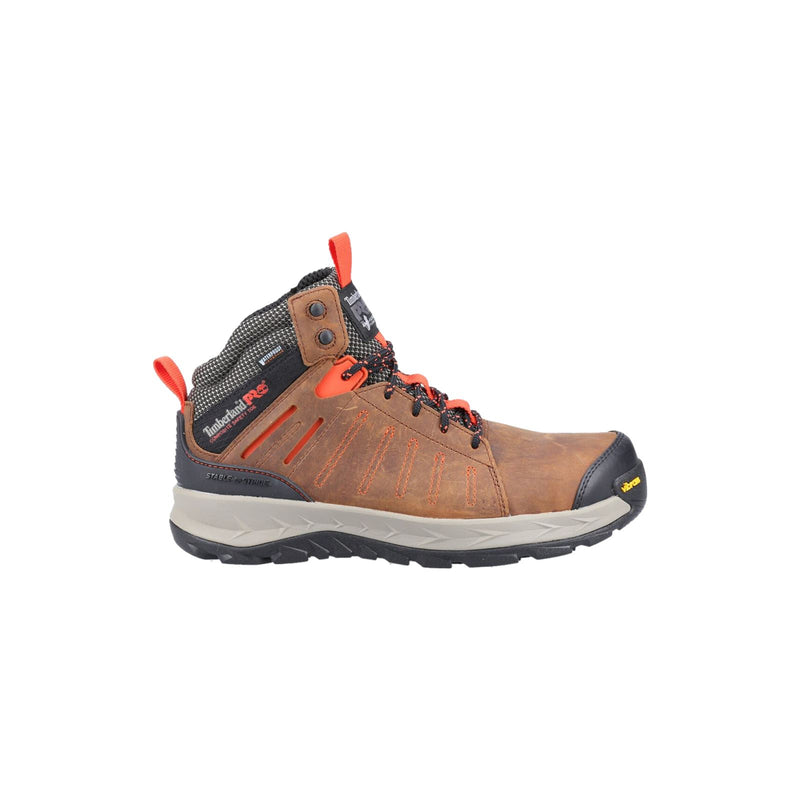 Timberland Pro Bottes De Sécurité En Cuir Marron Trailwind