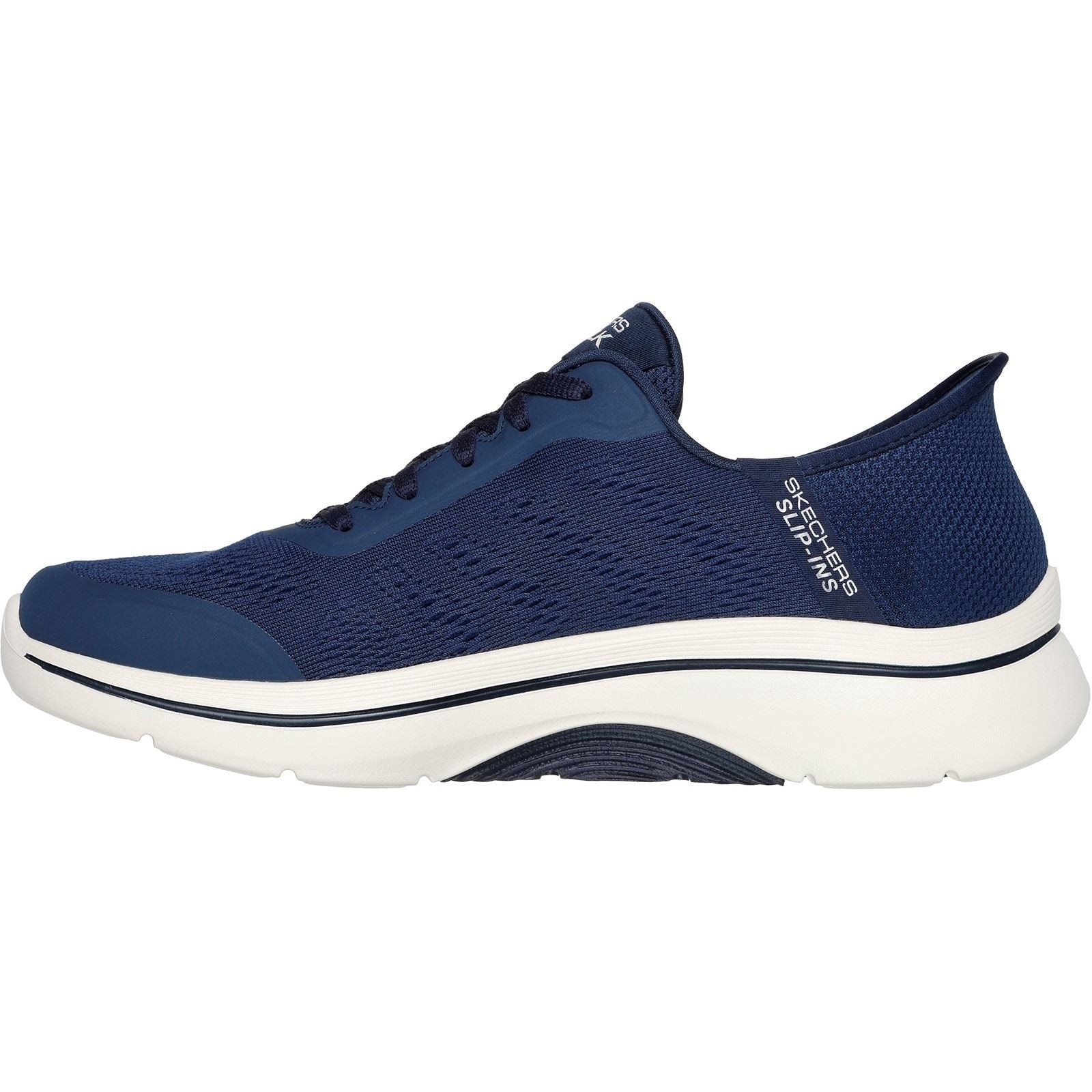 Skechers Arch Fit 2.0 Simplicity 2 Baskets Homme En Toile Bleu Marine