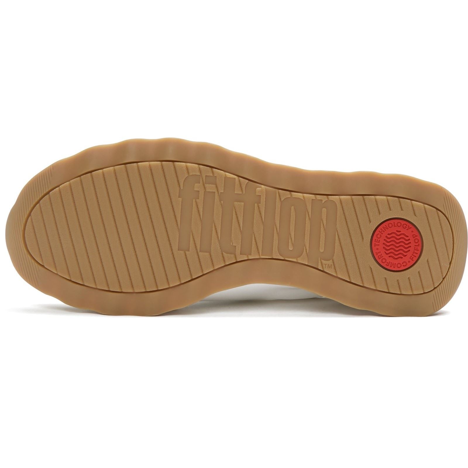 Fitflop Retro-Q FF Baskets Mixtes Blanches Urbaines En Nylon Pour Femmes