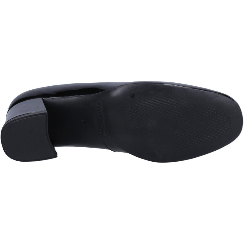 Hush Puppies Alicia Talons Hauts Noirs Pour Femmes En Cuir