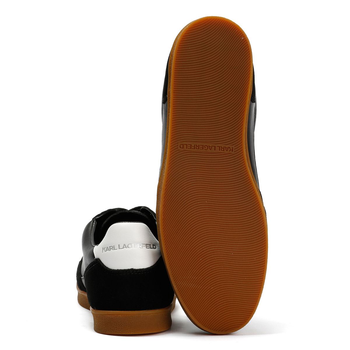 Karl Lagerfeld Kandidate NFT Baskets Noires En Cuir Pour Femmes