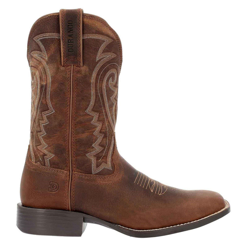 Durango Westward Bottes Hommes En Cuir Marron Prairie