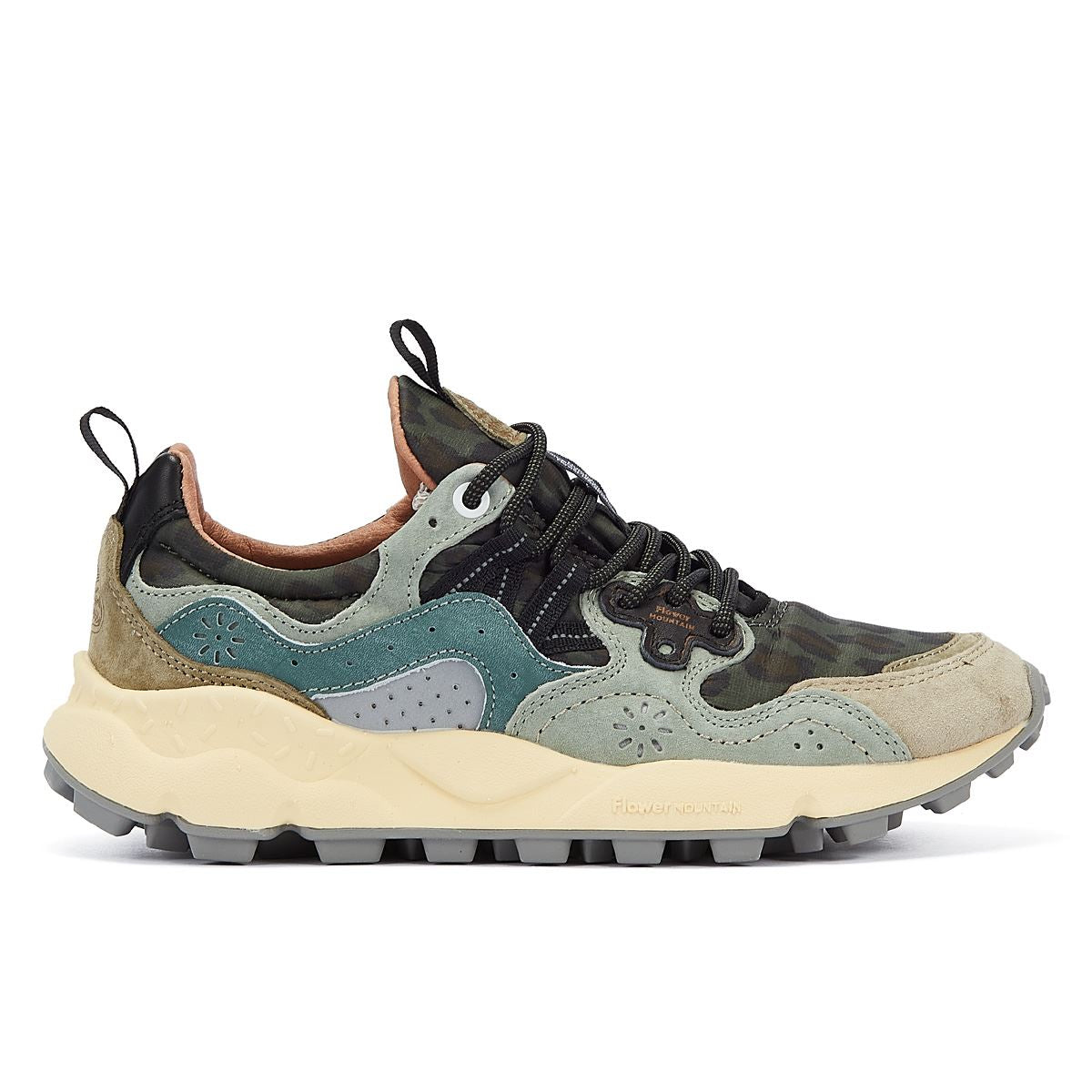 Flower Mountain Yamano 3 Baskets En Daim Noir/Gris