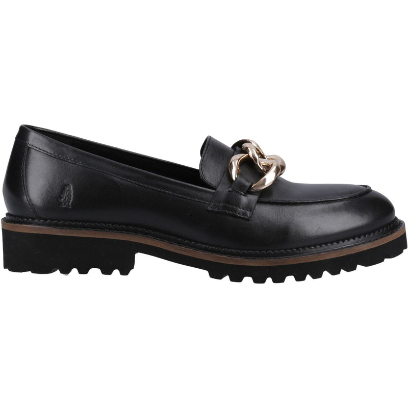 Hush Puppies Gianna Mocassins Noirs Pour Femmes En Cuir