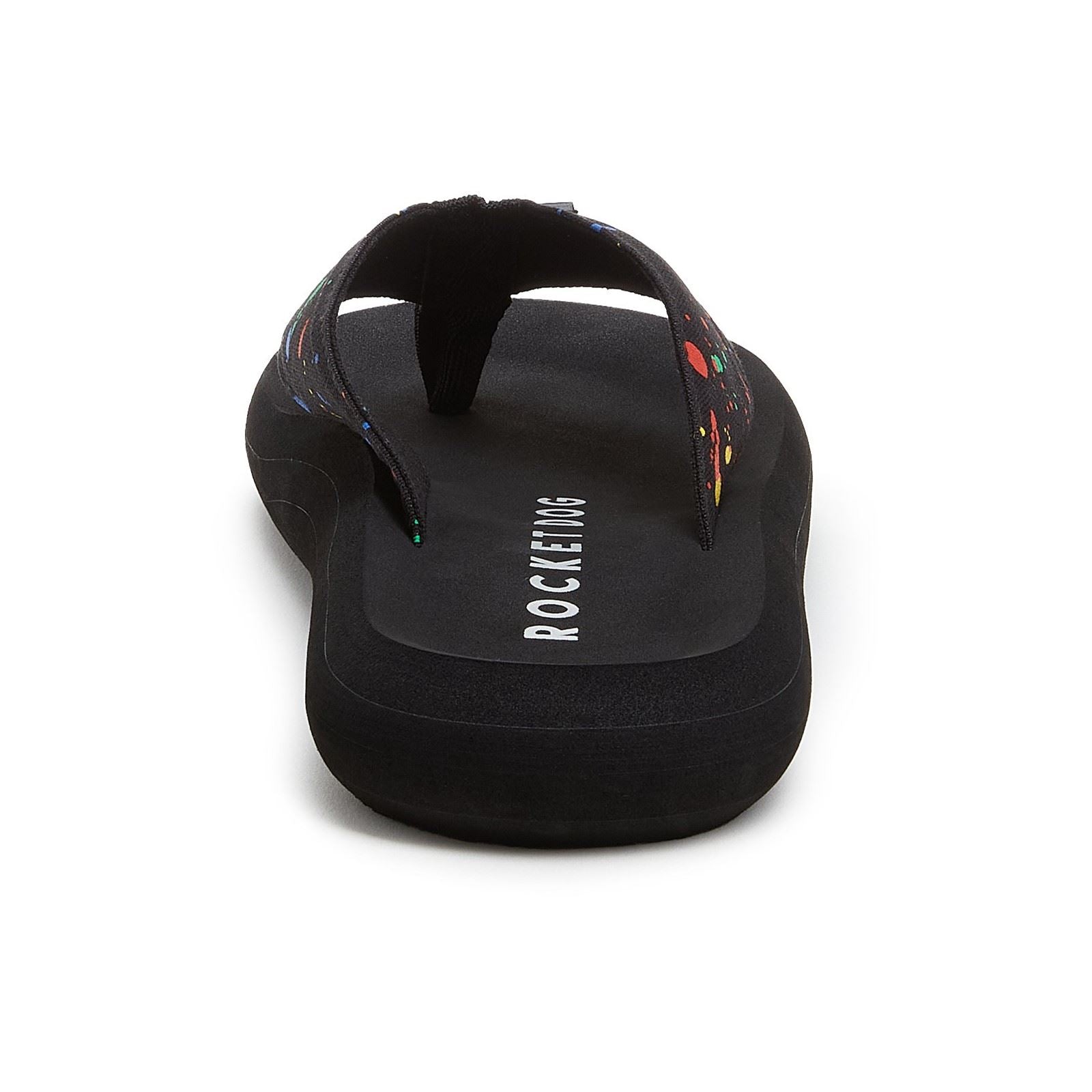 Rocket Dog Spotlight Splash Sandales En Coton Pour Femmes Noires/Multicolores
