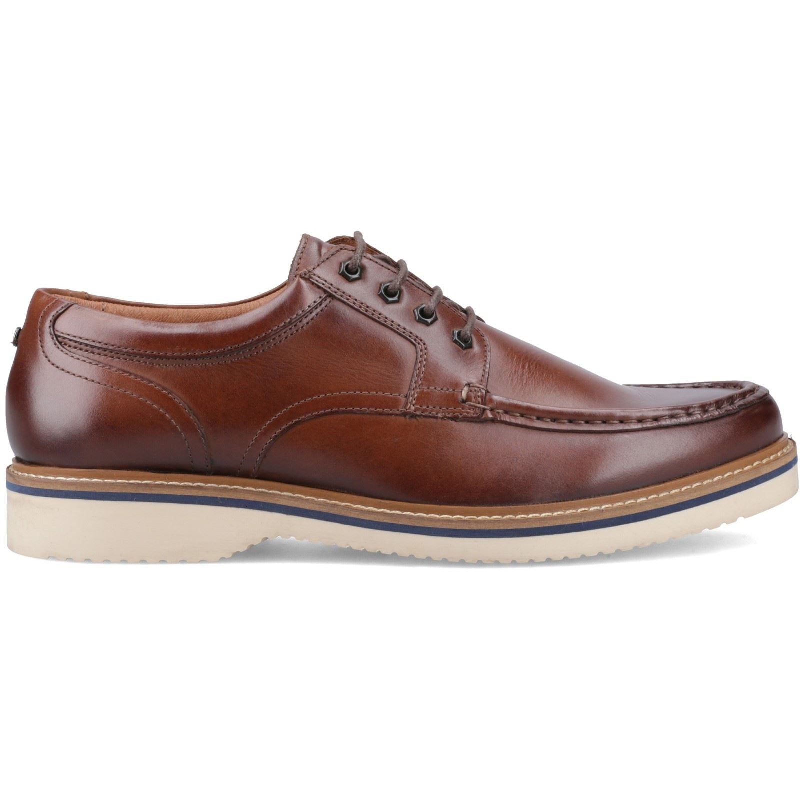 Base London Langdon Chaussures De Bateau En Cuir Pour Hommes Couleur Tan