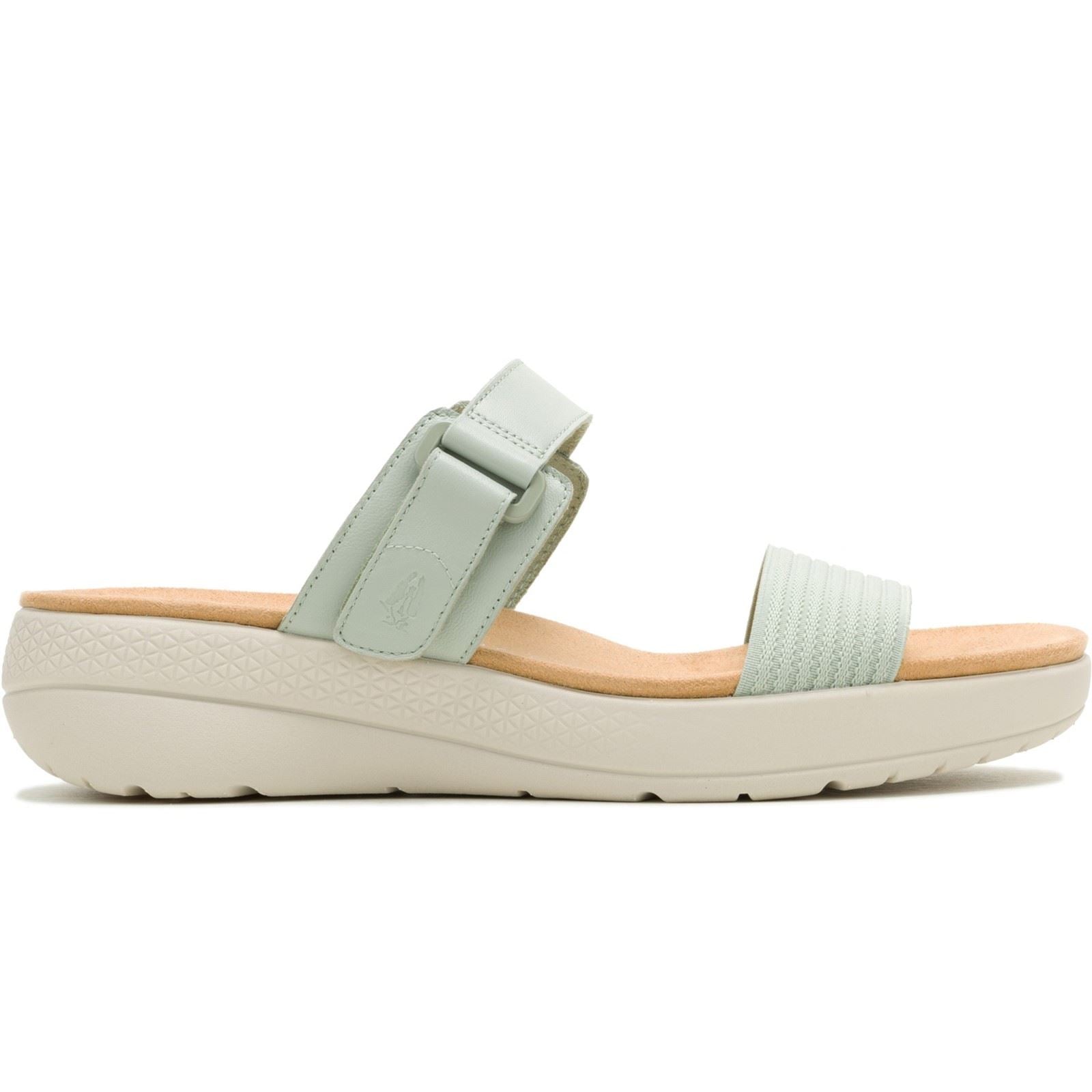 Hush Puppies Breathe Gore Sandales Sage En Cuir Pour Femmes