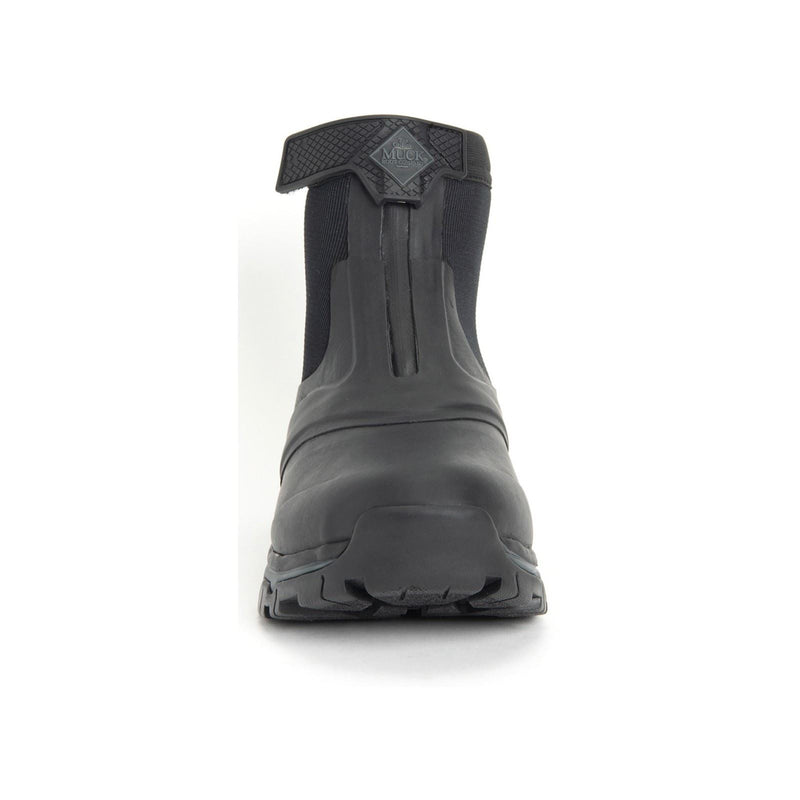 Muck Boots Apex Mid Zip Bottes De Pluie En Caoutchouc Noir/Sombre Shadow En Français.