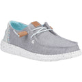 HEYDUDE Wendy Heathered Slub Tropical Mocassins Gris Pour Femmes