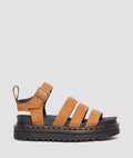 Dr. Martens Blaire Tumbled Nubuck Sandales En Nubuck Pour Femmes Marron
