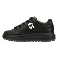 Karl Lagerfeld Kapri Lug Karl NFT Lo Lace Baskets Noires En Cuir Pour Femmes