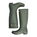Hunter Original Tall Bottes En Caoutchouc Vertes Pour Femmes