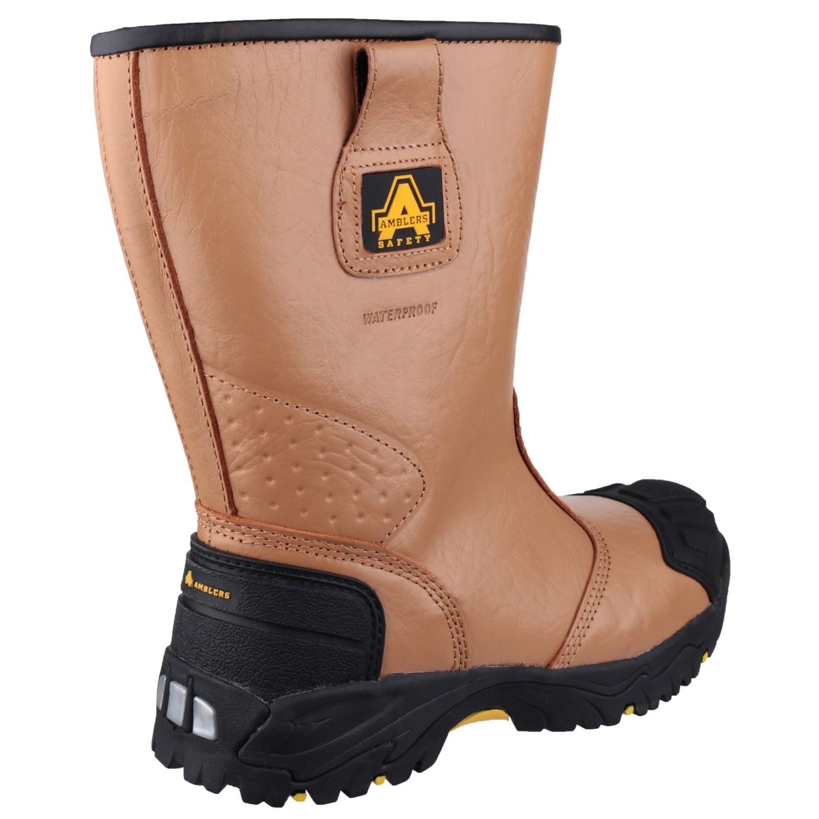 Amblers Safety Bottes De Sécurité En Cuir Tan Fs143