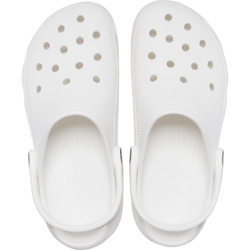 Crocs Classic Platform Sabots blancs pour femme en thermoplastique