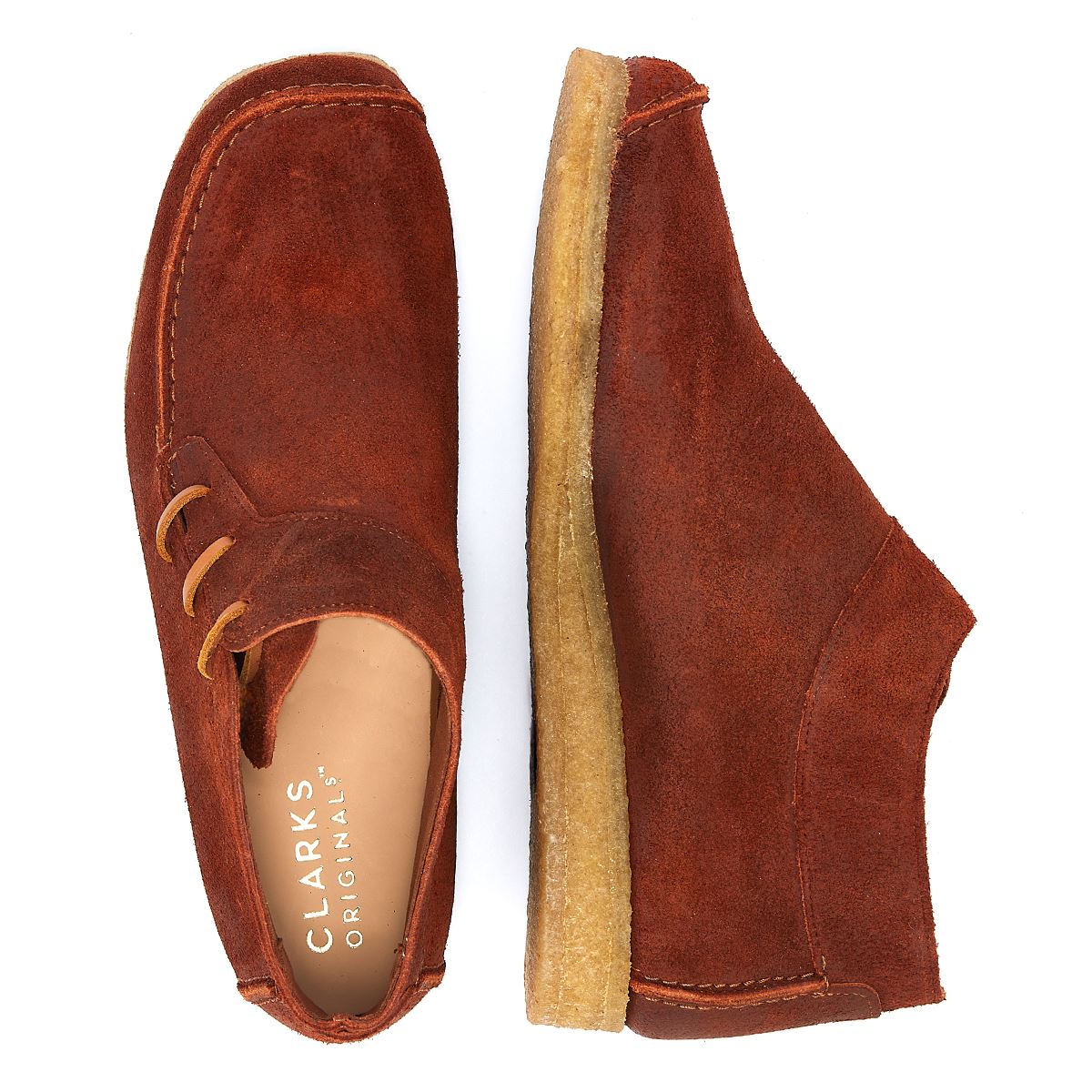 Clarks Bottes Rouille Pour Hommes Originals