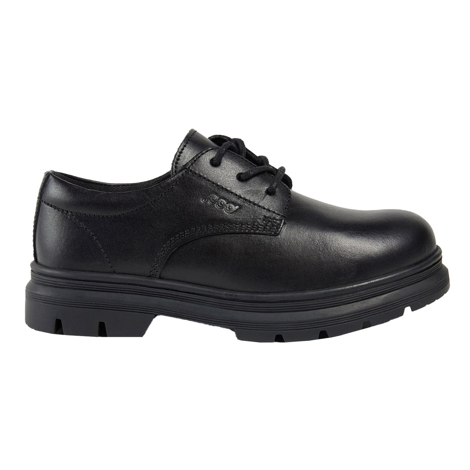 Pod Irene Chaussures Plates Noires Pour Filles En Similicuir