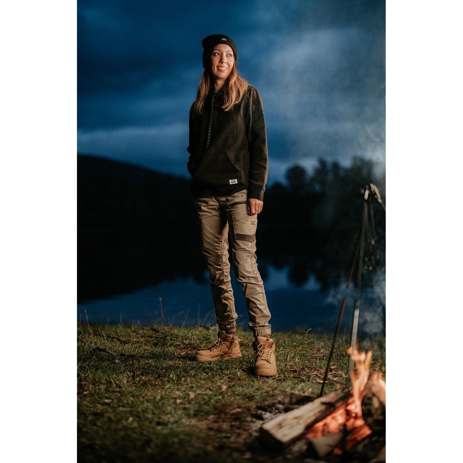 Hard Yakka Bottes De Sécurité En Cuir Avec Dentelle Pour Femme En Blé Trois Mille Cinquante-Six