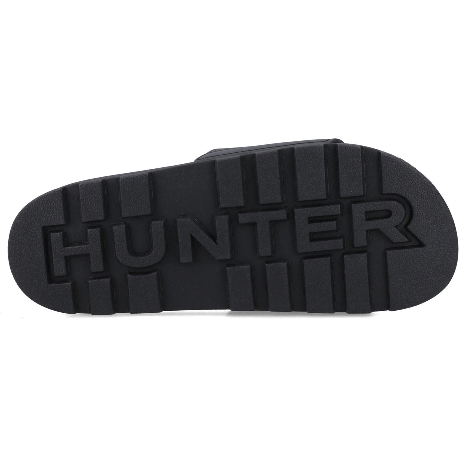 Hunter Core Embossed Slider Slides En Polyester Noir