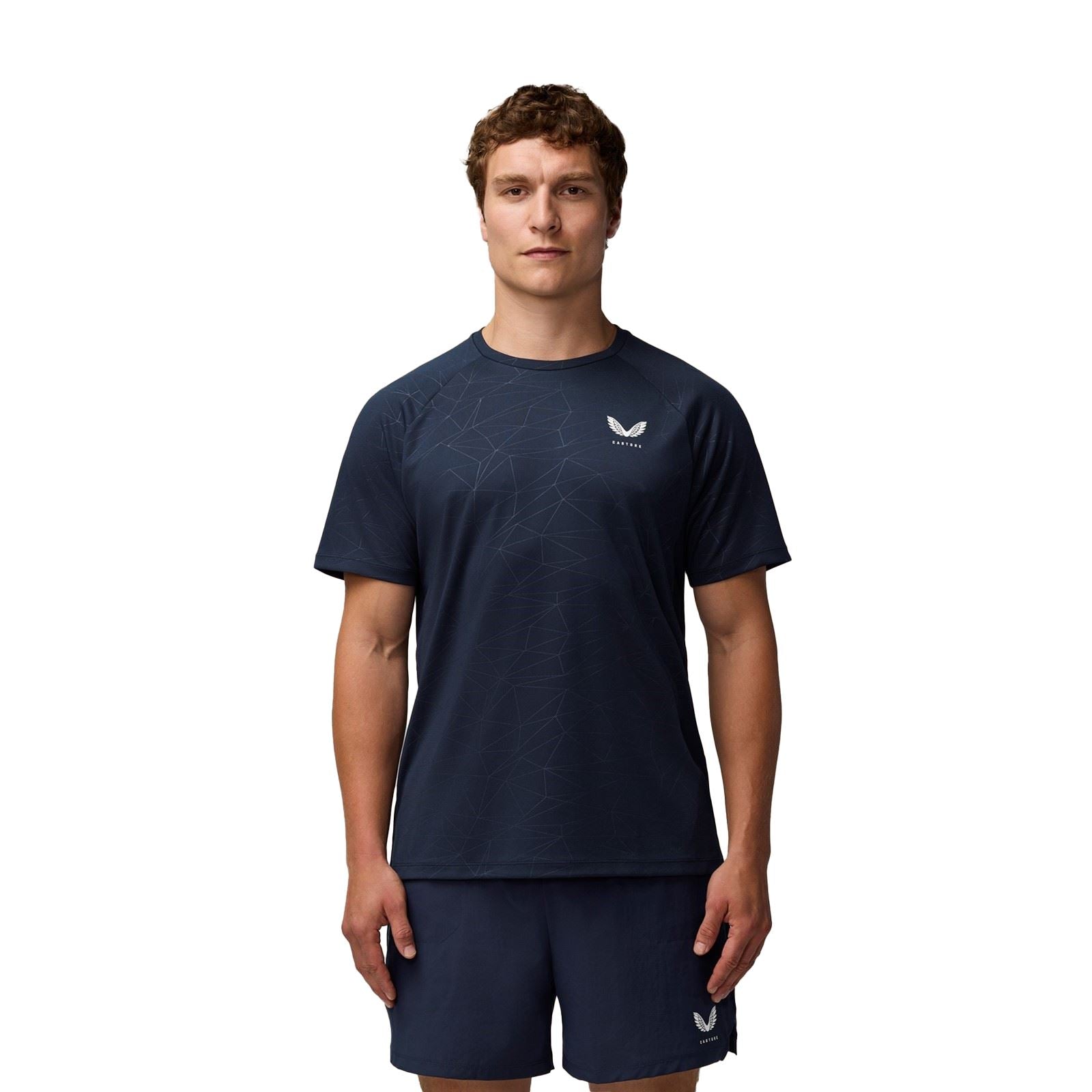 Castore Adapt Training T-Shirt T-Shirts De Sport Pour Hommes En Polyester Bleu