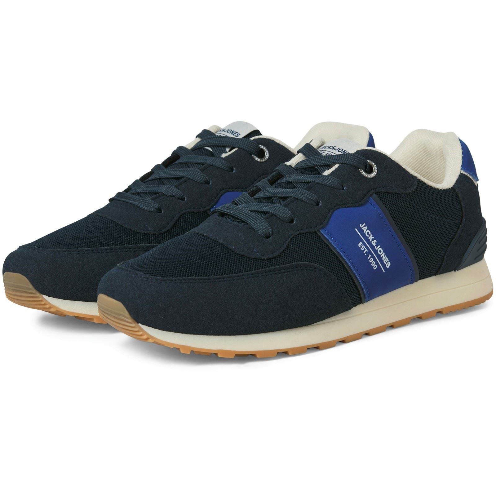 Jack & Jones Spirit Runner Baskets Médiévales Pour Hommes En Polyuréthane Bleu