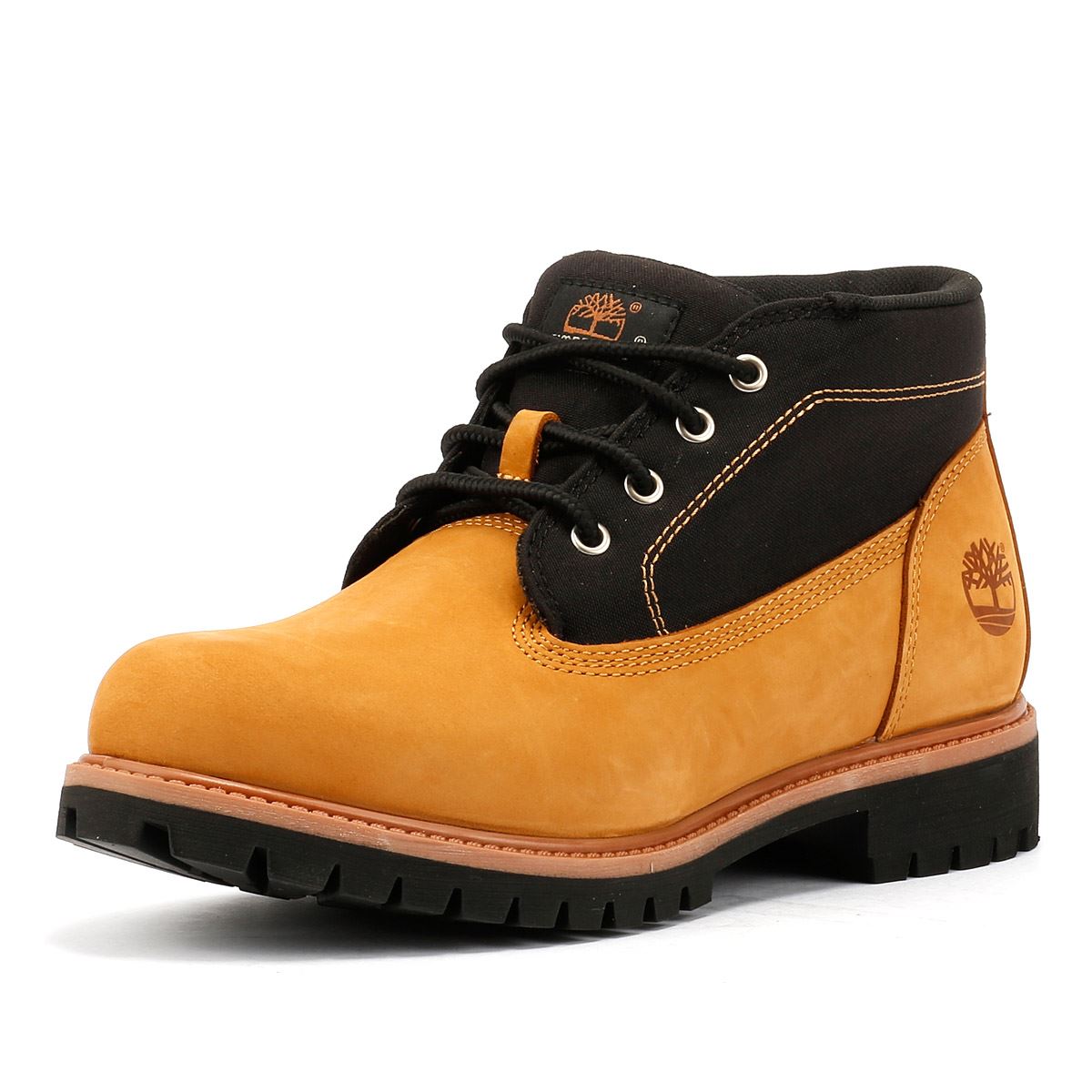 Timberland Mid Lace Chukka Workwear II Chaussures Pour Hommes En Cuir Jaune