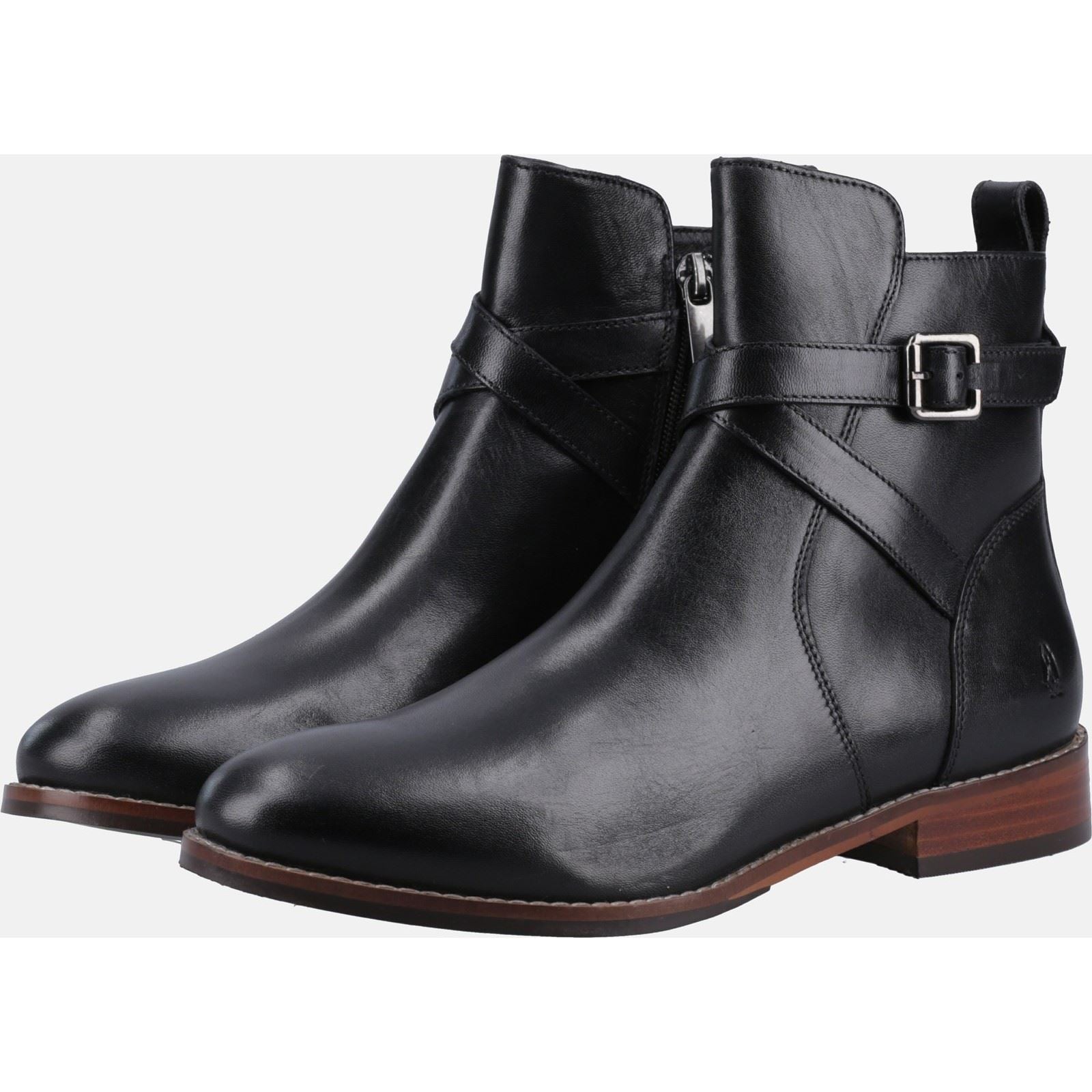 Hush Puppies Cassidy Bottes En Daim Noir Pour Femmes