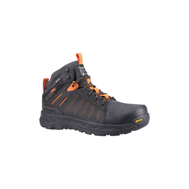 Timberland Pro Bottes De Sécurité En Cuir Noir Trailwind