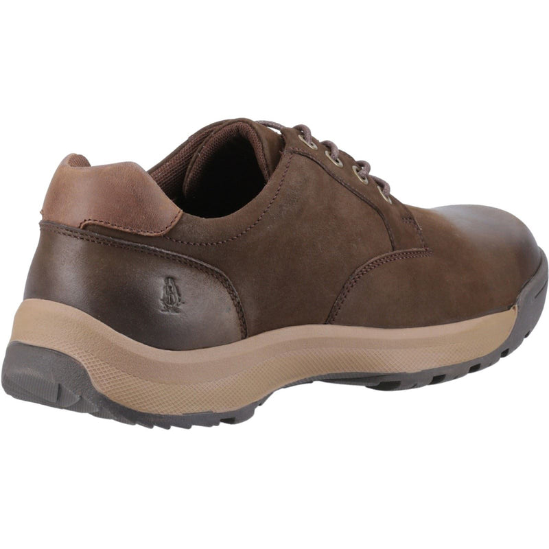 Hush Puppies Vinson Chaussures En Cuir Marron À Lacets Pour Homme