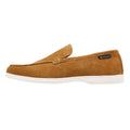 Ben Sherman Amarillo Chaussures Loafers Pour Hommes En Daim Marron