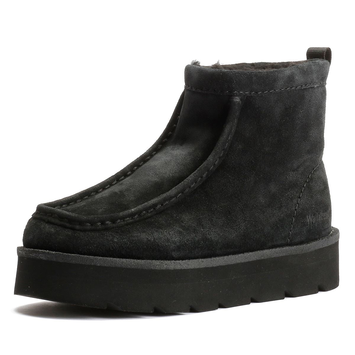 Clarks Originals Meare Rooey Bottes Noires Pour Femmes En Suède