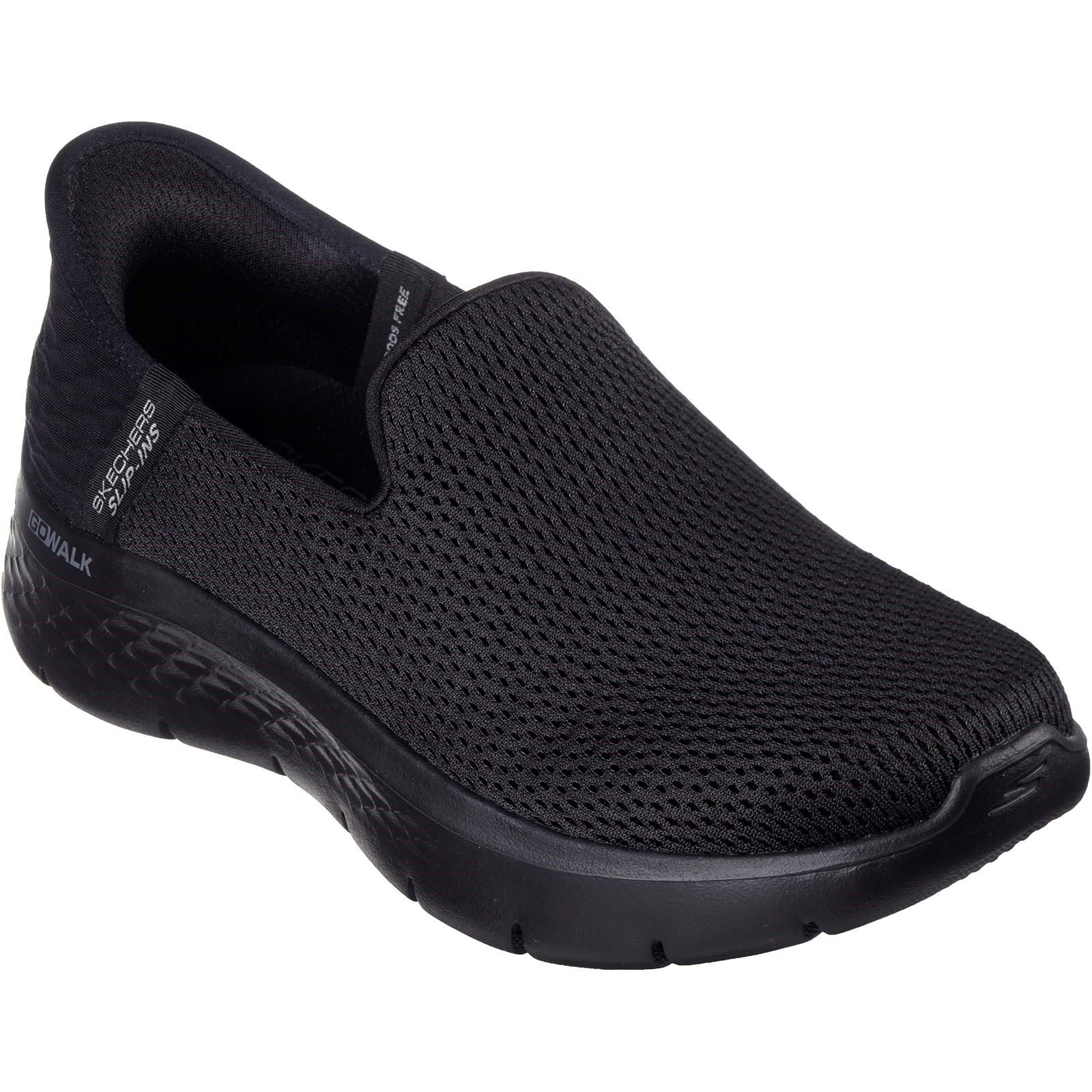 Skechers Go Walk Flex Relish Sneakers Noires Pour Femmes En Textile