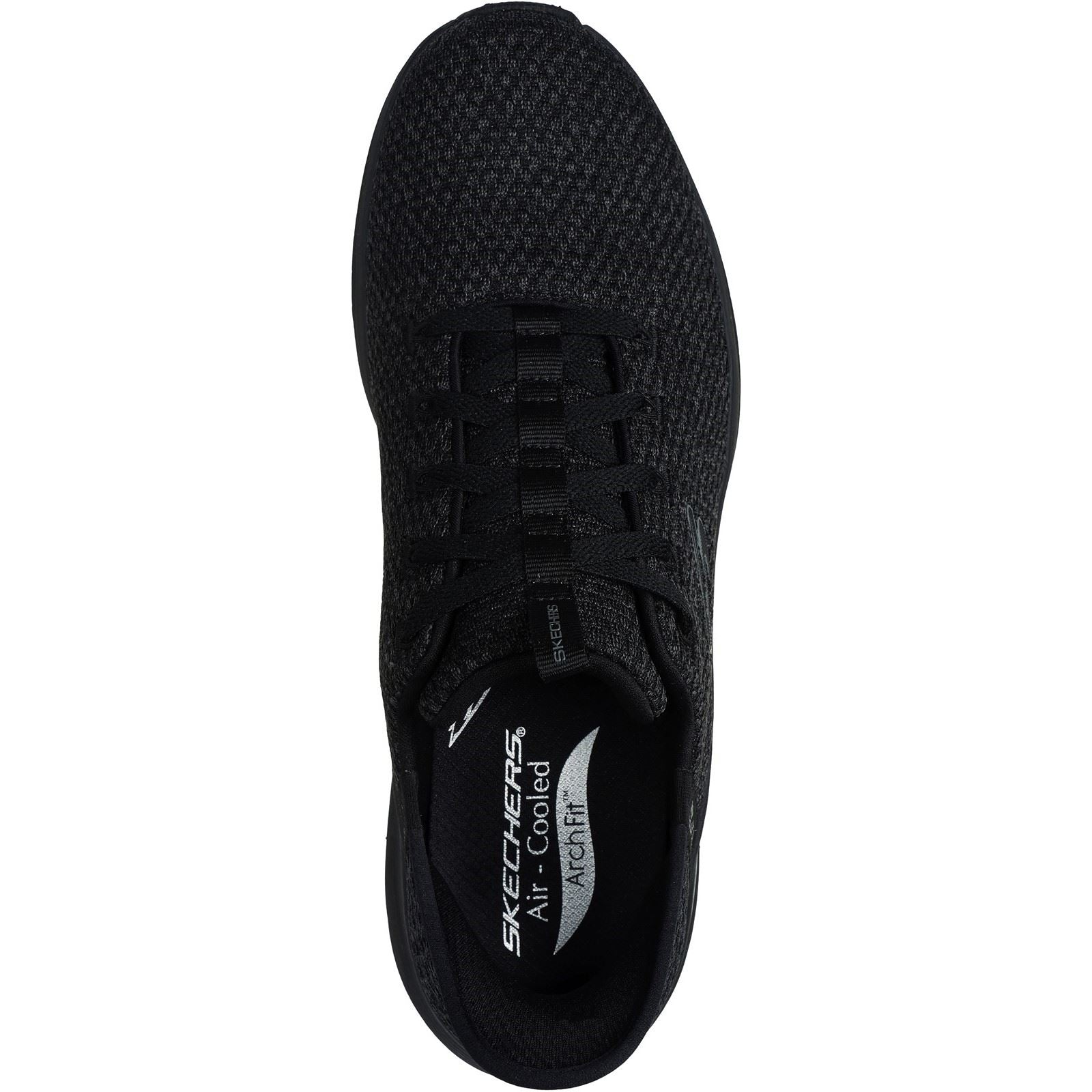 Skechers Arch Fit 2.0 Look Ahead Sneakers Noires Pour Homme En Textile