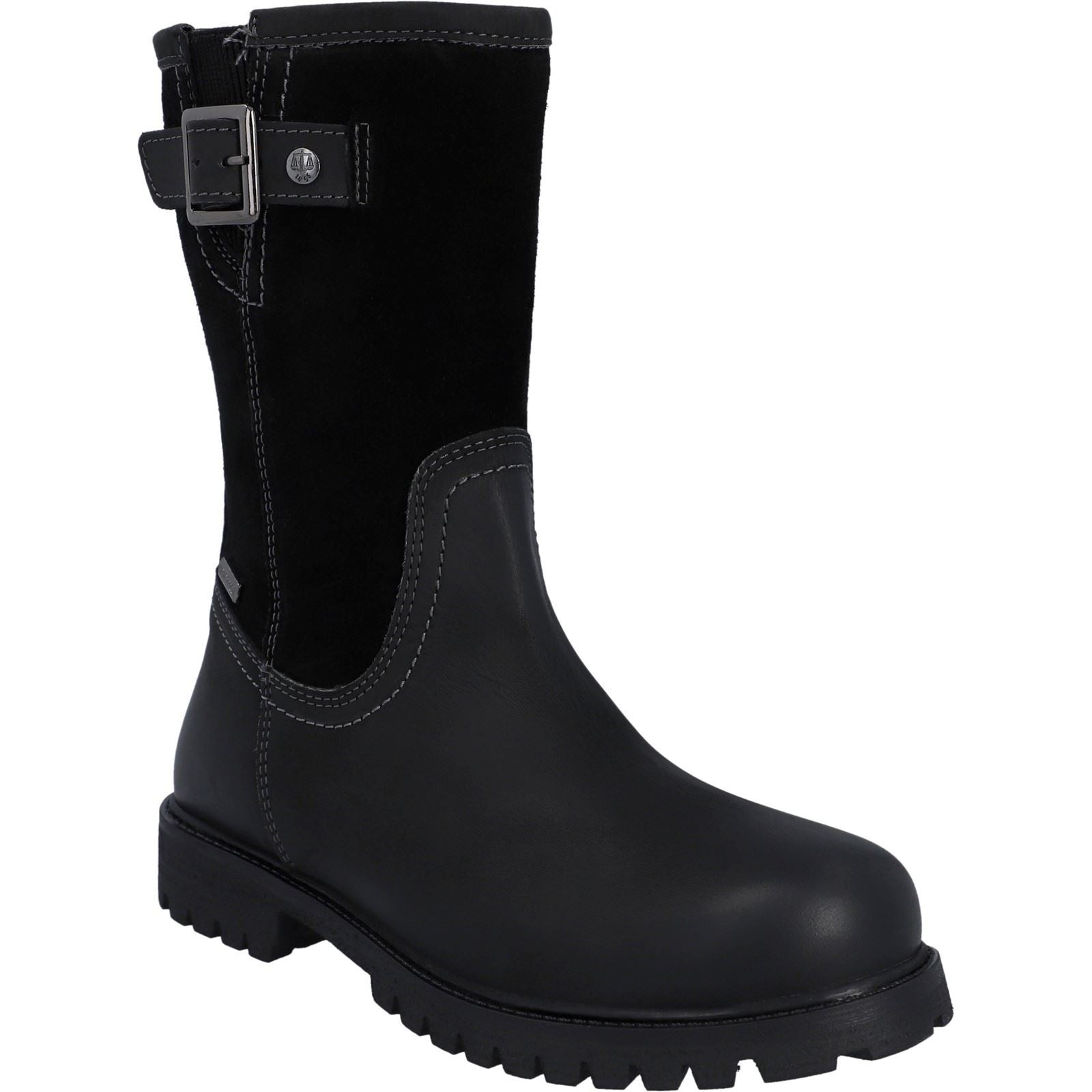 Hunter Shaws Bottes En Cuir Noires Pour Femmes